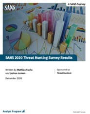 Download the SANS Threat Hunting Survey Report