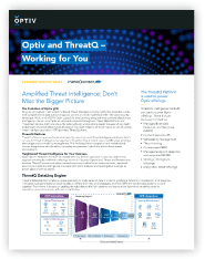 OPTIV and ThreatQ Partner Brief