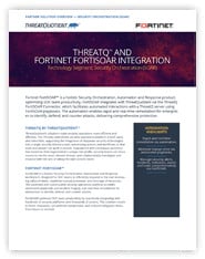 ThreatQuotient and Fortinet