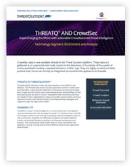 CrowdSec - ThreatQuotient Partner